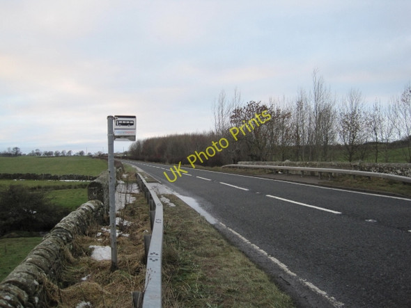 Photo 6"x4" Bus Stop near Capheaton Capheaton c2010