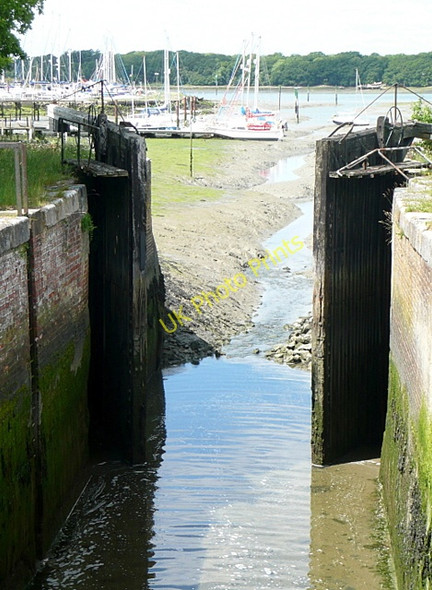 Photo 6"x4" Lock out of the Portsmouth and Arundel Canal Birdham c2010