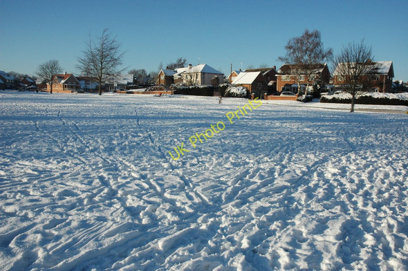 Photo 6"x4" Twyning Green on Christmas Day Twyning Green c2010