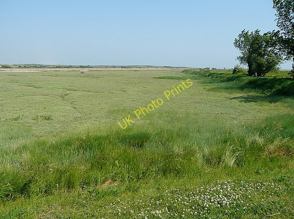 Photo 6"x4" Footpath to Rye Bay Rye Harbour c2010