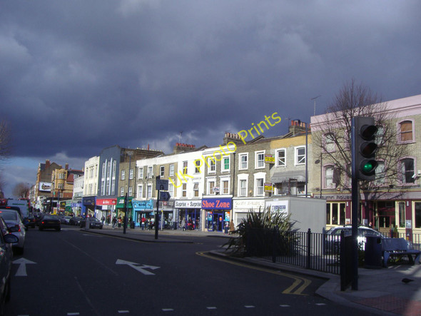 Photo 6"x4" Shops along High Road, North Finchley Friern Barnet c2008
