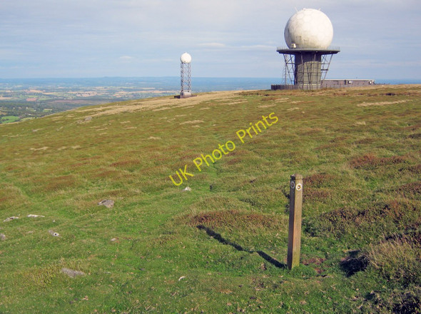 Photo 6"x4" Shropshire Way marker post on Titterstone Clee Hill Cleeton St Mary c2010