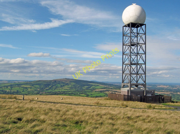 Photo 6"x4" Radar installation on Titterstone Clee Hill Dhustone c2010