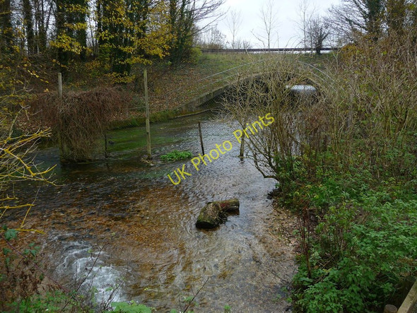 Photo 6"x4" Andover - River Underpass Andover c2010