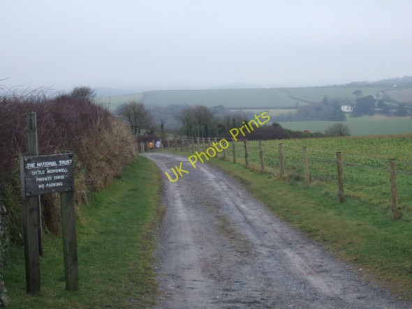 Photo 6"x4" Hannaford Road to Noss Mayo Noss Mayo c2010