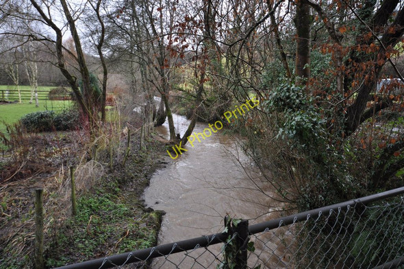 Photo 6"x4" The view upstream from a bridge over Bradiford Water near Blakewell Mill Farm Barnstaple c2011