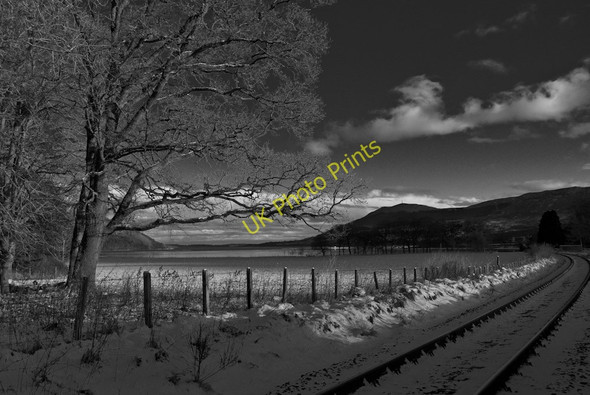 Photo 6"x4" Far North line by Mid Fearn Ardchronie c2011