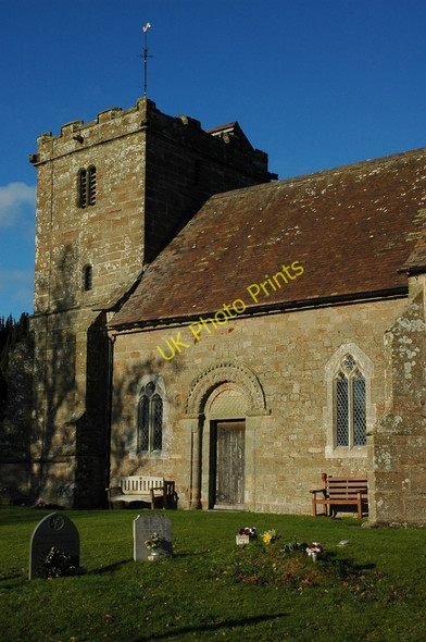 Photo 6"x4" Pauntley Church Brand Green\/SO7428 c2011