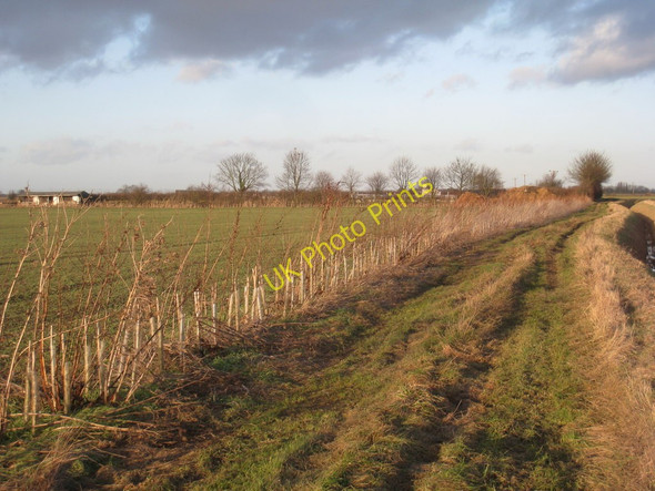 Photo 6"x4" Track towards the gas valve station Susworth c2011