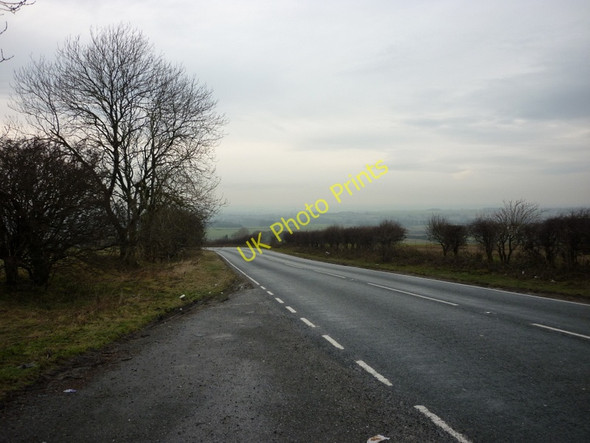 Photo 6"x4" Looking west along the B1230 South Newbald c2011