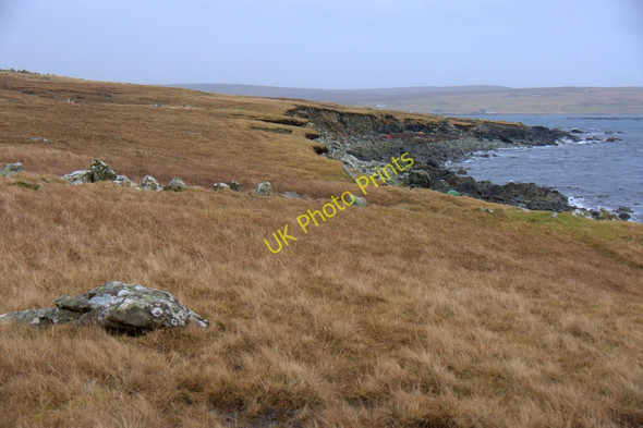 Photo 6"x4" Coastline at Knowe of the Wick, between Uyeasound and Heogland Belmont\/HP5600 c2011