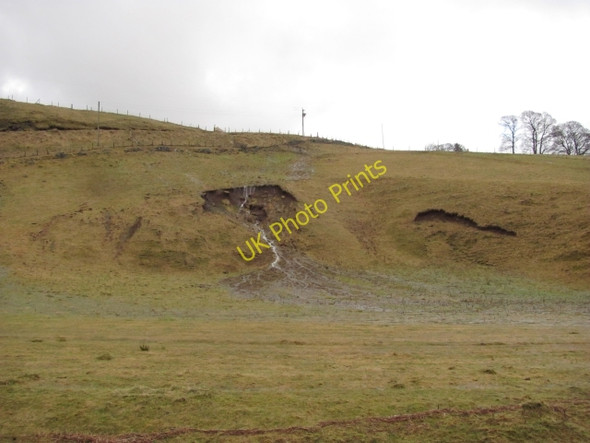 Photo 6"x4" Landslide, Earnieside Glendevon\/NN9904 c2011