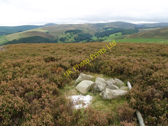 Photo 6"x4" Summit cairn , Orchard Rig Howford\/NT3136 c2006
