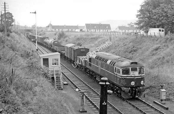 Photo 6"x4" Up freight train approaching Bonar Bridge Station, Ardgay Ardgay c1962