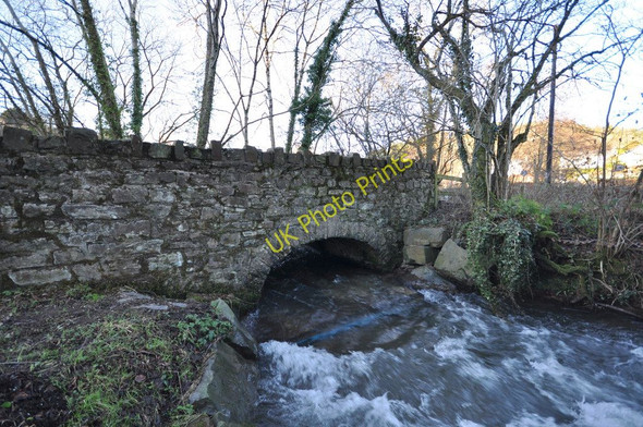 Photo 6"x4" A bridge on Whiddon Lane as seen from downstream on Colam Stream Crockers c2011