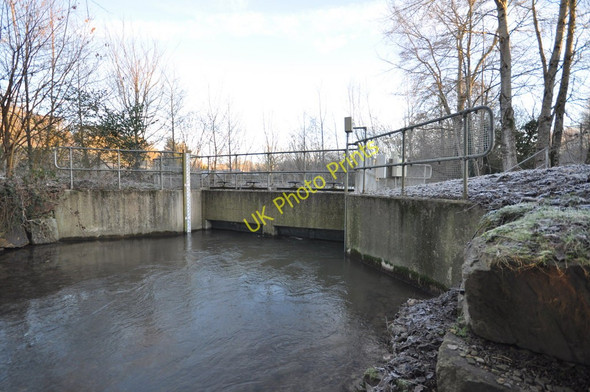 Photo 6"x4" A sluice gate on Bradiford Water as seen from downstream Barnstaple c2011