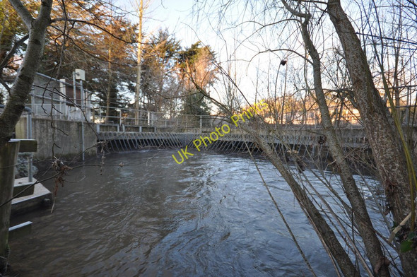 Photo 6"x4" A sluice gate on Bradiford Water as seen from upstream Barnstaple c2011