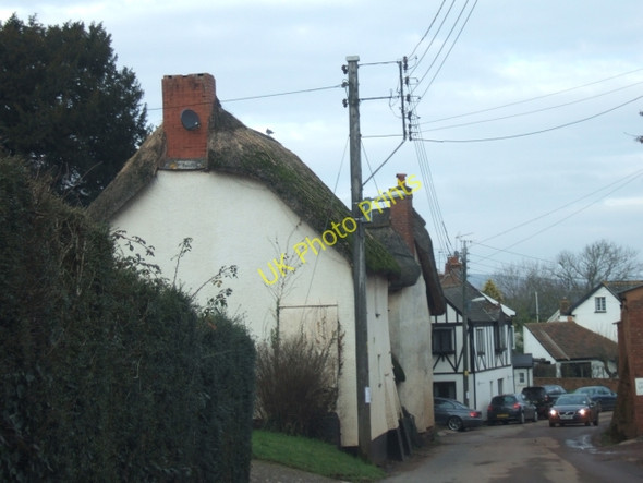 Photo 6"x4" The main street of Upton Pyne Upton Pyne c2011
