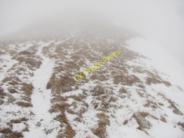 Photo 6"x4" South ridge of Meall Corranaich Sr\u00f2n Dha Mhurchaidh c2011