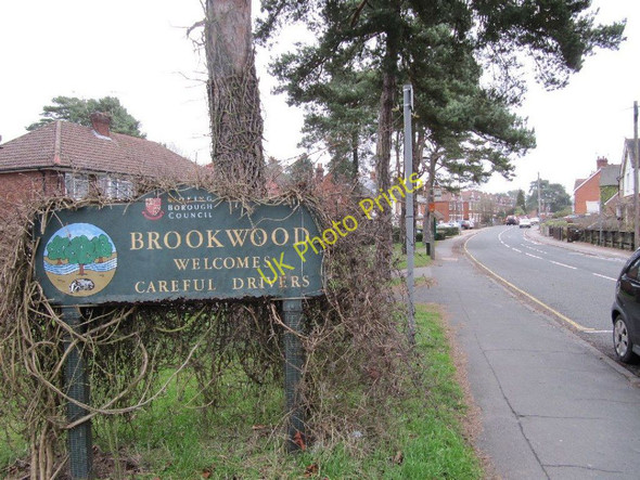 Photo 6"x4" Brookwood Welcome Pirbright c2011