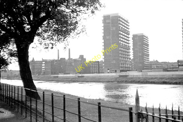 Photo 6"x4" River Clyde, SE from Glasgow Green Glasgow c1963