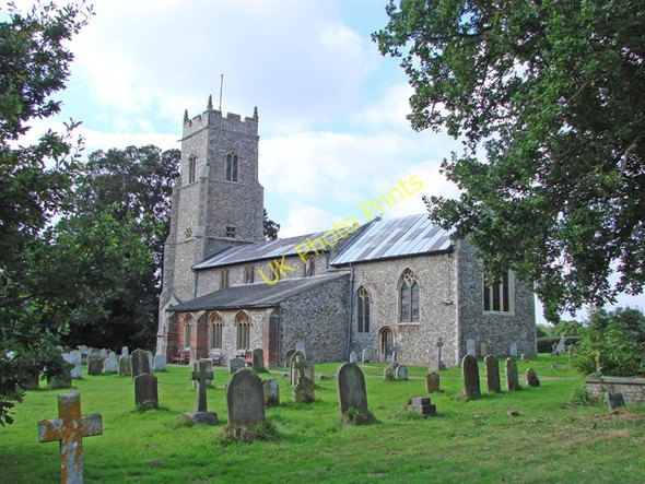 Photo 6"x4" Wroxham St Mary the Virgin's church Wroxham c2007