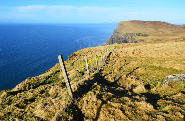 Photo 6"x4" Fence on Sg\u00c3\u00b9rr nam Fiadh Talisker c2011