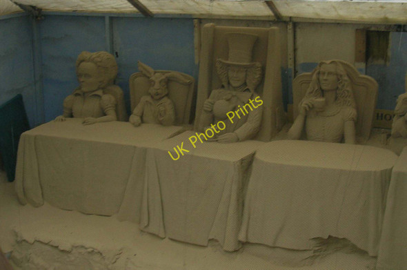 Photo 6"x4" Sand sculpture, Weymouth Weymouth\/SY6779 c2011