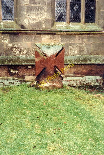 Photo 6"x4" St Bartholomew, Tong - Gravestone Tong\/SJ7907 c1997