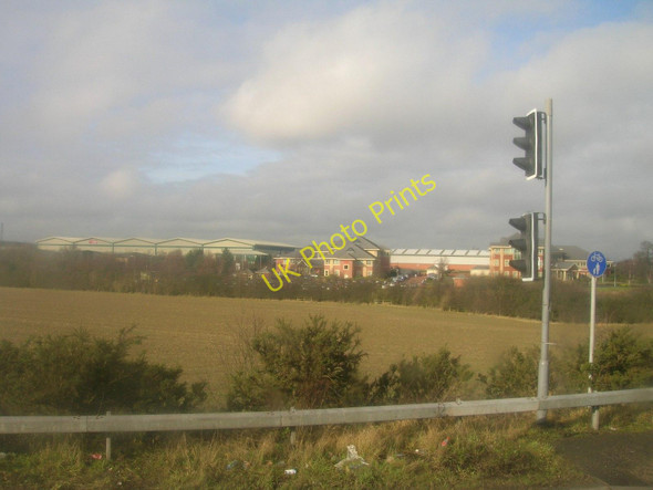 Photo 6"x4" Field beside M42 slip road Freasley c2011