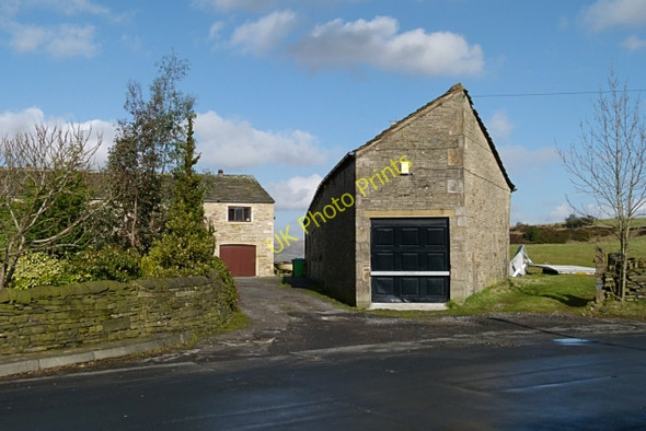 Photo 6"x4" Lower Crows Nest farm another view Milnrow c2011