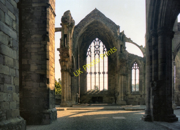 Photo 6"x4" Melrose Abbey Melrose\/NT5434 c1976