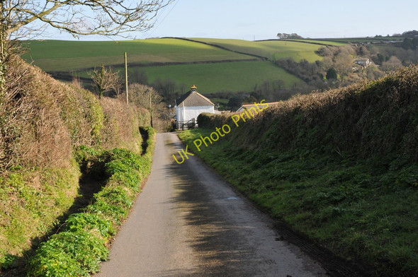 Photo 6"x4" Road to Combe Salcombe c2011