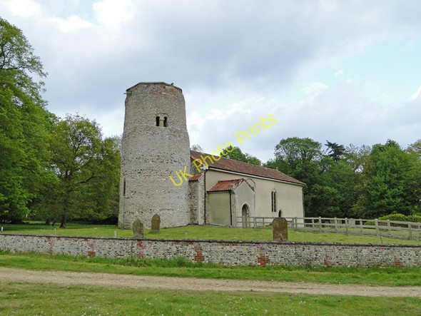 Photo 6"x4" East Lexham St Andrew's church East Lexham c2010