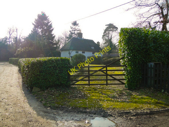 Photo 6"x4" Thatched cottage near Park Gate Farm at Kelsale Curlew Green c2011