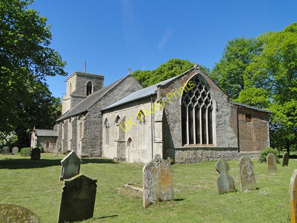 Photo 6"x4" Titteshall St Mary the Virgin's church Tittleshall c2010