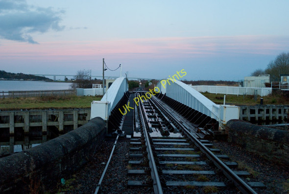 Photo 6"x4" Clachnaharry Swing Bridge Inverness c2011