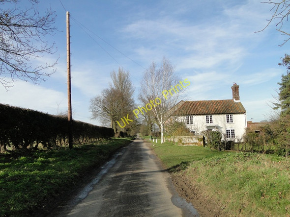 Photo 6"x4" Lexham Road, Great Dunham East Lexham c2011
