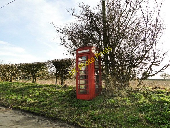 Photo 6"x4" K6 telephone box at Litcham Litcham c2011