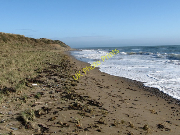 Photo 6"x4" View eastwards along the strand in the direction of Nicholsons Point Kilkeel c2011
