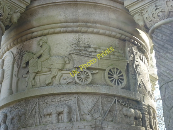 Photo 6"x4" Waggoners memorial, Sledmere Sledmere c2011 P2