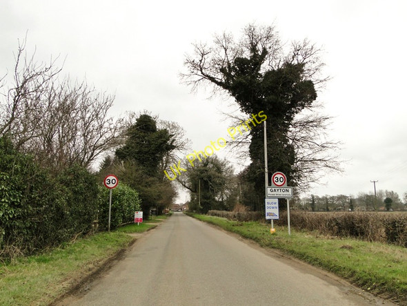 Photo 6"x4" Welcome to Gayton on Winch Road Gayton\/TF7219 c2011