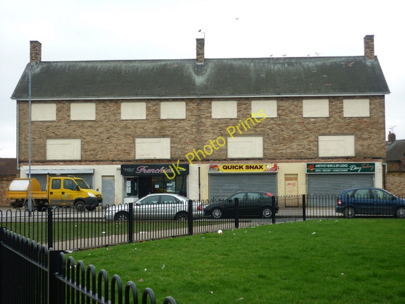 Photo 6"x4" Boarded up Flats on Hopewell Road, Bilton Grange, Hull Neat Marsh c2011