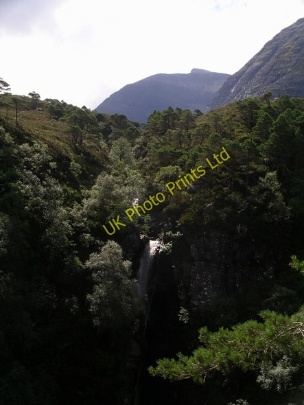 Photo 6"x4" Waterfall, Allt Coire Roill Annat\/NG8954 c2005