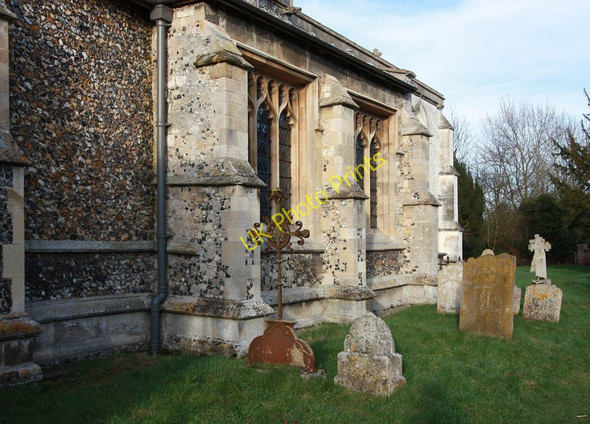 Photo 6"x4" St Peter & St Paul, Bassingbourn - Gravestones Bassingbourn c2011