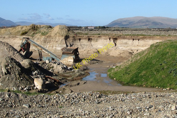 Photo 6"x4" Sand and gravel beds at the Slatemill Road sand quarry Kilkeel c2011