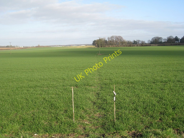 Photo 6"x4" Footpath to Kirmington Vale Melton Ross c2011