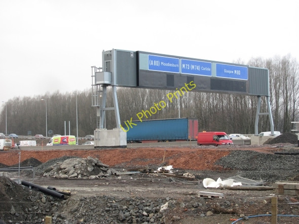 Photo 6"x4" M80 construction Mollinsburn c2011