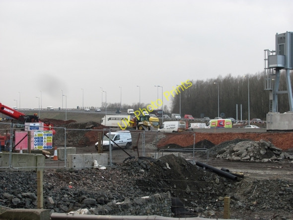 Photo 6"x4" Motorway construction, Mollinsburn Mollinsburn c2011