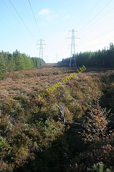 Photo 6"x4" Power Lines Fochabers c2006